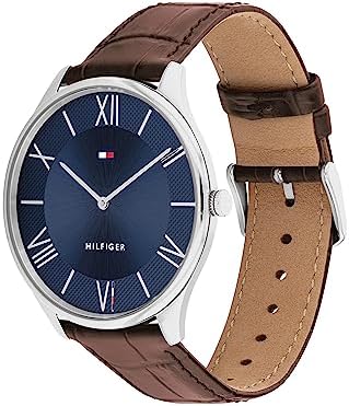 Tommy Hilfiger Analogue Quartz Watch for men with Stainless Steel or Leather bracelet
