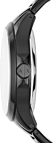 Armani Exchange Men’s Three Hand, Black-Tone Stainless Steel Watch, AX2189