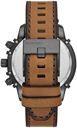 Diesel Men’s Watch Framed Chronograph, Black Stainless Steel, DZ4658