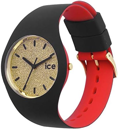 ICE-WATCH – ICE Loulou Gold Glitter – Women’s Wristwatch with Silicon Strap
