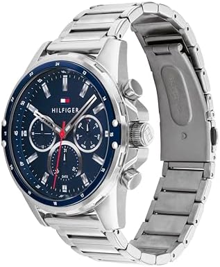 Tommy Hilfiger Analogue Multifunction Quartz Watch for men with Stainless Steel bracelet