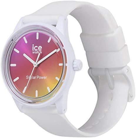 ICE-WATCH – ICE solar power sunset – Women’s wristwatch with silicon strap