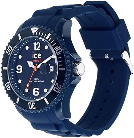 ICE-WATCH – Ice Forever Dark Blue Bio – Men’s Wristwatch With Silicon Strap – 020340 (Large)