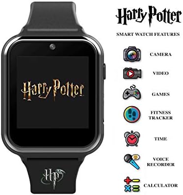 Harry Potter Boy’s Digital Quartz Watch with Silicone Strap HP4096ARG AMZ