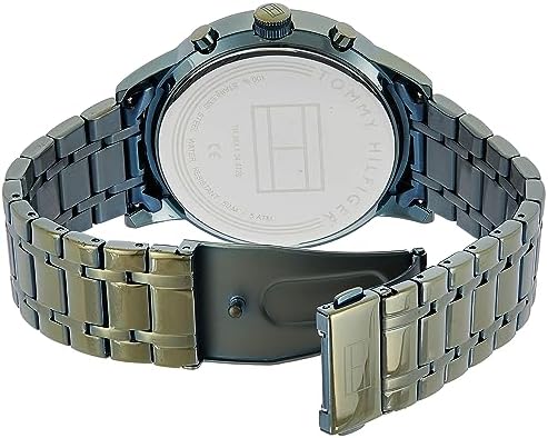 Tommy Hilfiger Analogue Multifunction Quartz Watch for men with Green Stainless Steel bracelet – 1791634