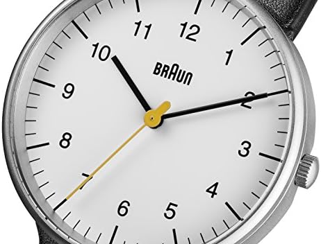 Braun Men’s Analogue Classic Quartz Watch with Leather Strap BN0021BKG