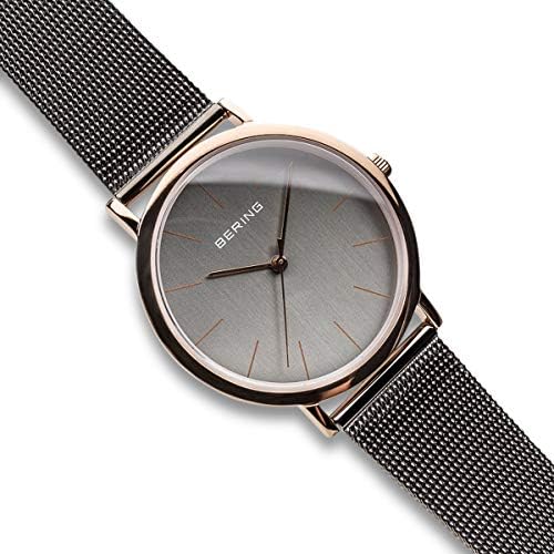 Bering Women Analog Quartz Classic Collection Watch with Stainless Steel Strap and Sapphire Crystal 13436-369